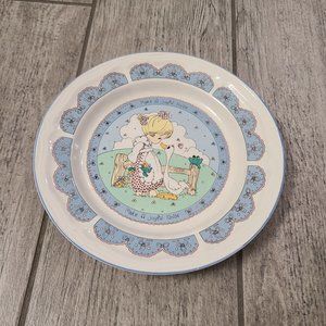 Precious Moments 1992 "Make A Joyful Noise" ceramic/porcelain dinner plate